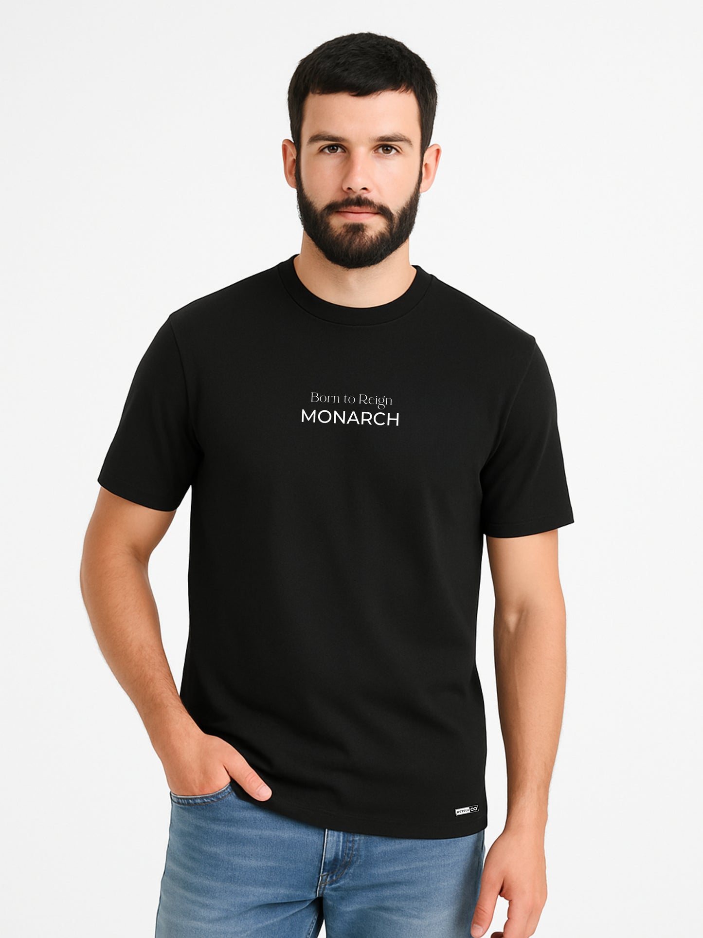 Camiseta - Black Born to reign