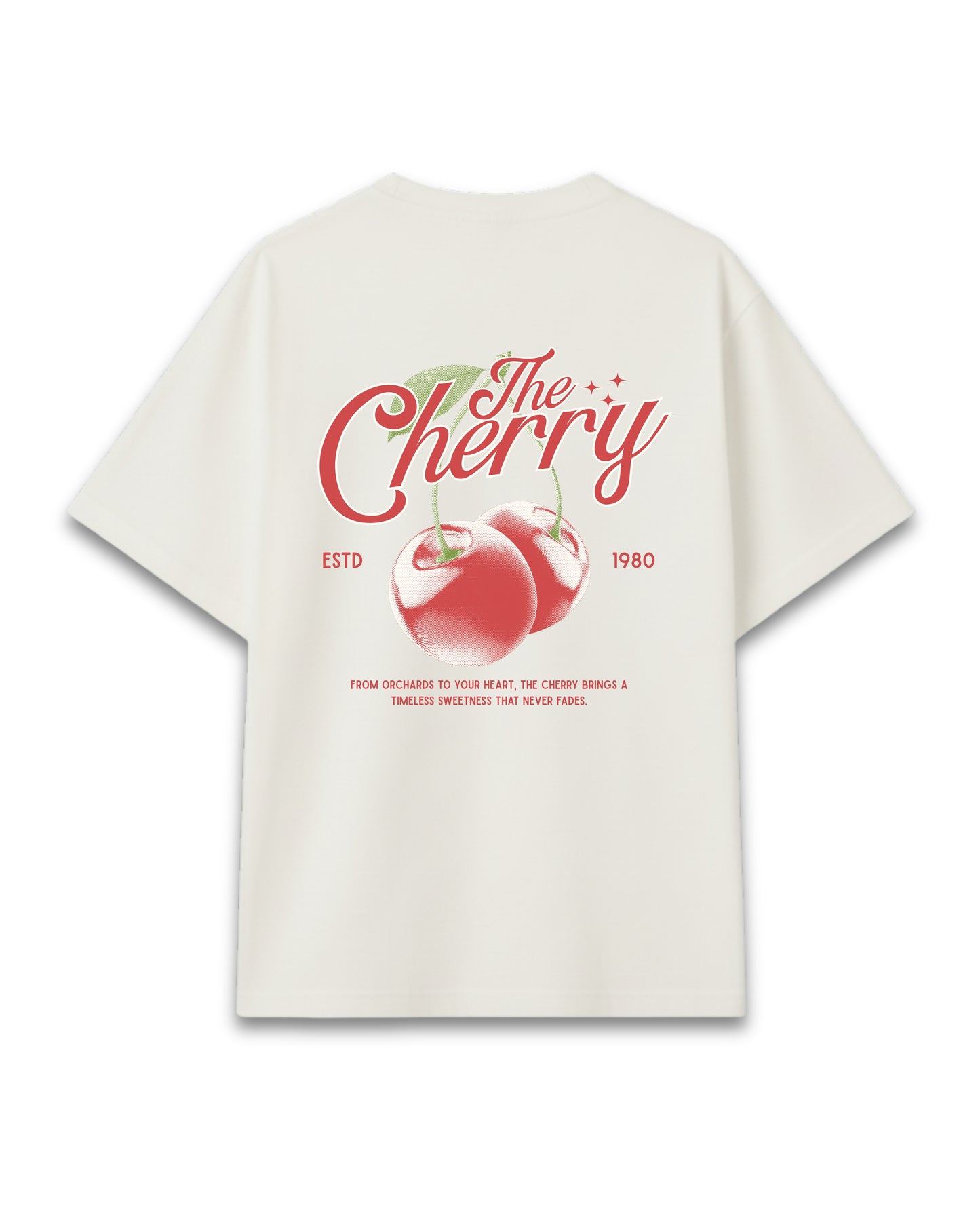 Oversize Fit - Ivory Essence Cherry