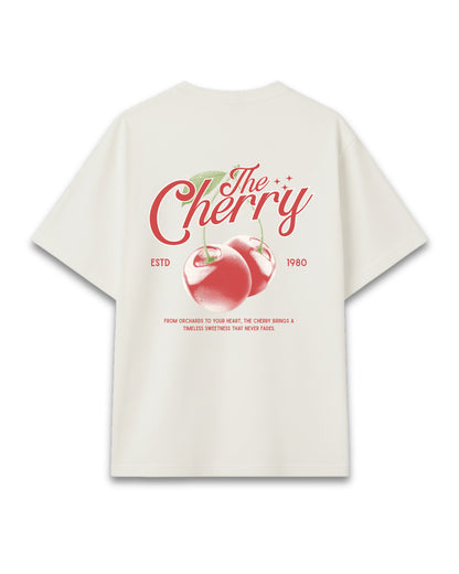 Oversize Fit - Ivory Essence Cherry
