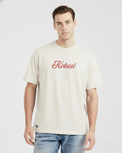 Oversize Fit - Ivory Essence Cherry