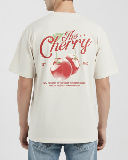 Oversize Fit - Ivory Essence Cherry