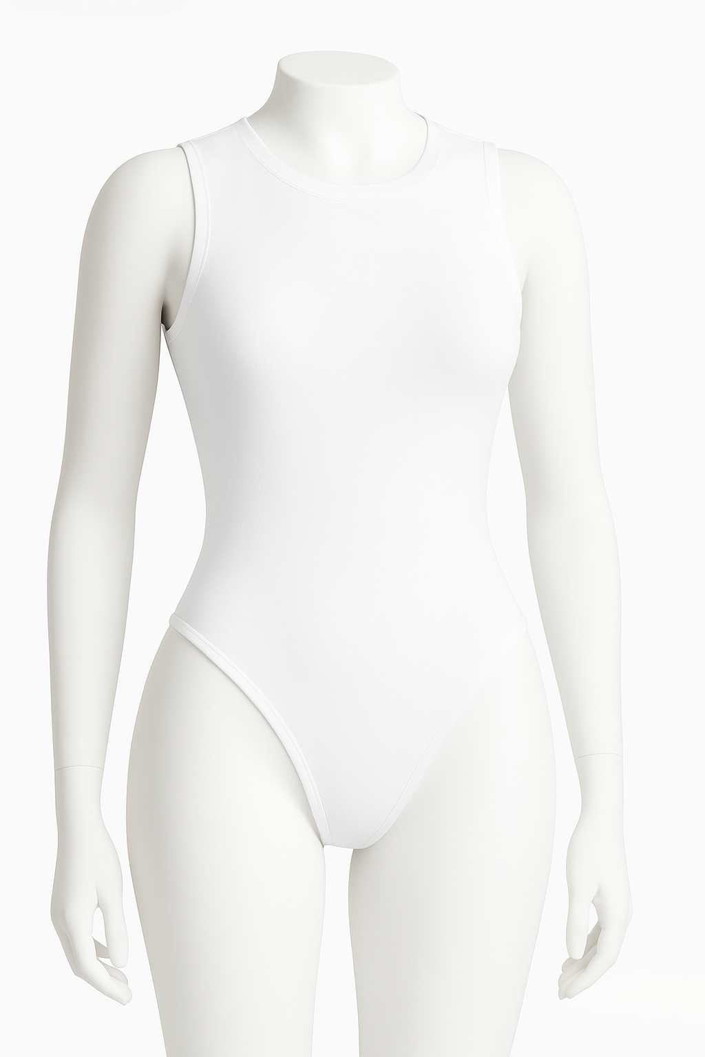 Bodysuit White Curve