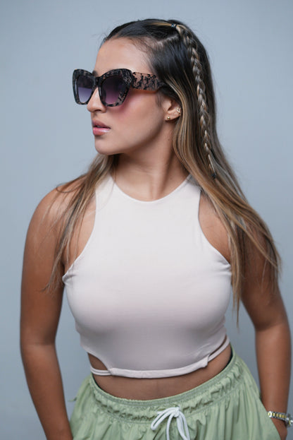 Crop tops Beyol - Ecru